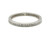  Art Deco Mined Eternity Band 1ct Diamond Original 1930s Platinum Ring Size 7.25 