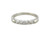  Diamond Platinum Wedding Band Anniversary Ring .25ct Round Brilliant 