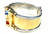 LA Nouvelle Bague Cuff Bracelet Topaz 18K Yellow Gold & Sterling Silver
