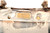 LA Nouvelle Bague Cuff Bracelet Topaz 18K Yellow Gold & Sterling Silver
