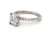 Hidden Halo Diamond Platinum Engagement Ring Certified E Flawless 1.76ct