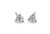 Deco Diamond Stud Earrings Old European .53ct Mined 14K Original 1920's