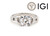 Antique Deco Diamond Engagement Ring 1.20ct D VS1 Ideal Platinum Genuine 1930's