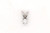  Diamond Solitaire Pendant Necklace .16ct Mined E-F VS RBC 14K White Gold 