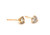  Diamond Stud Earrings RBC Mined Diamonds .83ct 14K Gold 3 Prong Martini 