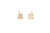  Diamond Stud Earrings Natural Mined Round .25ct 4 Prong Pushback 14K Yellow Gold 
