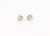  Diamond Stud Earrings Mined RBC F SI1 .54ct 14K Yellow Gold 3 Prong Martini 