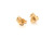 Diamond Stud Earrings Mined RBC F SI1 .54ct 14K Yellow Gold 3 Prong Martini