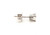  Diamond Single Stud Earring Mined .30ct D-E VS 14K White Gold 4 Prong 