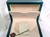  Genuine Rolex Green Leather Watch Box Case for Oyster Perpetual Date 