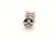  Diamond Single Stud Earring Mined .80ct F I1 14K White Gold 4 Prong 