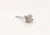 French Cut Art Deco Single Diamond Stud Earring Mined .15ct 1920's