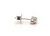 French Cut Art Deco Single Diamond Stud Earring Mined .15ct 1920's
