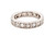  Deco Diamond Platinum Eternity Wedding Ring Anniversary Band 1.50ct Original 1930's 