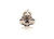  Art Deco Old European Single Diamond Stud Earring Mined F-G VS .25ct 1930's 
