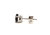  Princess Cut Black Diamond Single Stud Earring Pushback .30ct Size Mined 14K 