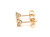  Brand New Diamond Stud Earrings Mined .60ct I SI 14K Yellow Gold Pushback 