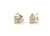  Brand New Diamond Stud Earrings Mined .60ct I SI 14K Yellow Gold Pushback 