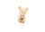 Victorian Fancy Yellow Brown Diamond Necklace Pendant Old Mine Cushion Cut .15ct 14K
