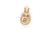  BRAND NEW Diamond Solitaire Pendant Necklace .58ct Mined D-E VS RBC 14K Yellow Gold 