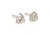  Brand New Diamond Stud Earrings Mined .75ct F SI Martini 14K White Gold Pushback 