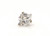  Diamond Single Stud Earring Mined .50ct E-F SI1 14K White Gold 3 Prong 