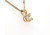  Victorian Diamond Necklace Pendant I VVS Old Mine Cut .63ct 14K Yellow Gold 
