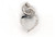 Tiffany & Co. Padlock Heart Charm with Tiffany Spring Sterling Silver 925
