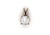 Diamond Solitaire Pendant Necklace .44ct Mined G SI2 EGL Certified 14K White Gold