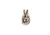 Diamond Solitaire Pendant Necklace .44ct Mined G SI2 EGL Certified 14K White Gold