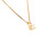 Art Deco Diamond Necklace Pendant I-J VS Old European .40ct 14K Yellow Gold
