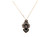 Victorian Onyx Seed Pearl Necklace Pendant 14K Antique Original 1880's