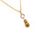Lapaix Natural Vivid Yellow Briolette Diamond Pendant Necklace .63ct Mined 14K
