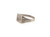 Art Deo Engraved Signet Baby Ring White Gold Antique Original 1920's