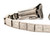 Art Deco Ladies Engraved Watch Band Strap 14K White Gold Filled 1920's-1930's