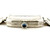 Elgin 14K Ladies Wrist Watch 1920's Mint Engraved Flowers French Cut Sapphire Deco