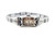 Vintage Bulova 14K Ladies Wrist Watch 1920's Engraved French Cut Sapphire Deco