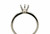  Platinum Solitaire 6 Prong Tiffany Style Engagement Ring Semi Mount Setting 