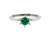  Platinum Solitaire 6 Prong Tiffany Style Engagement Ring Semi Mount Setting 