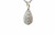 Diamond Cluster Pendant Necklace Over 1/4ct 14K White Gold Brand New