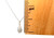 Diamond Cluster Pendant Necklace Over 1/4ct 14K White Gold Brand New