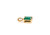  Emerald Solitaire Pendant Necklace 1.80ct May Birthstone 14K Yellow Gold Emerald Cut 