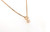  Diamond Solitaire Pendant Necklace .16ct Mined E-F VS RBC 14K Yellow Gold 