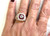 Mens Ruby Diamond Cocktail Ring 3.00ct 18K Yellow Gold Custom Designer Quality