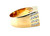  Mens Ruby Diamond Ring 2.25cttw 18K Yellow Gold Geometric Cocktail 