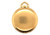  Accutron Quartz Pocket Watch Gold Plated Case Roman Numerals Day/Date 