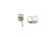  Diamond Single Stud Earring Mined .08ct F-G SI2 14K White Gold 4 Prong 
