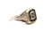 Deco Class Ring Antique Engraved 14K Filigree Original 1926 Law Justice