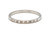  Art Deco Diamond Wedding Band Ring .10ct Mined Original 1932 14K White Gold 