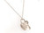  Tiffany & Co. 1837 Padlock Heart with Key Pendant Necklace Sterling Silver 925 